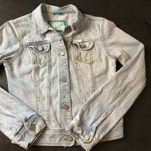 ❤ Juniors Hollister Jean Jacket size M
